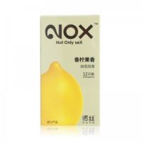 【避孕润滑】诺丝超薄平滑香柠味12只装